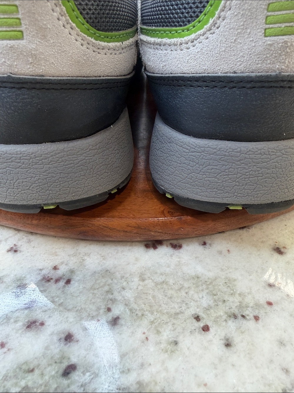 Lands End Trail Shoes - Grey with Lime Accents - Picture 7 of 10